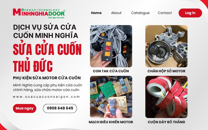 phụ kiện sửa cửa cuốn