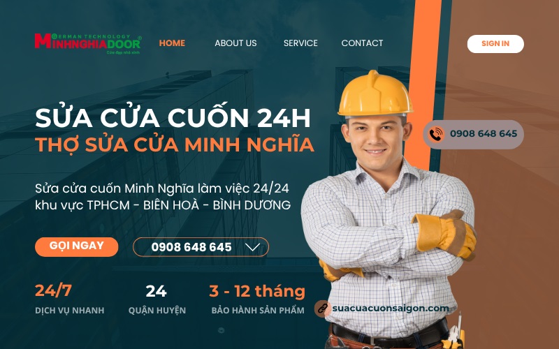thợ sửa cửa cuốn 24h