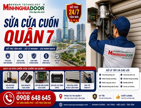 Sửa cửa cuốn Quận 7