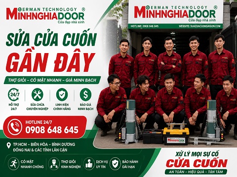 Sửa cửa cuốn gần đây