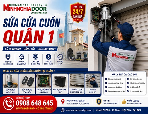 Sửa cửa cuốn Quận 1