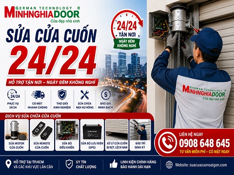 Sửa cửa cuốn 24/24