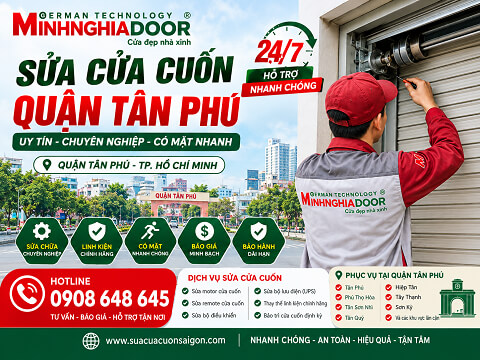 Sửa cửa cuốn Tân Phú